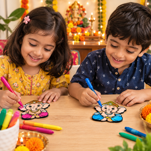 Ganpati Bappa Colormate – Paint & Display DIY Kit