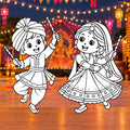 Navratri Magicmate (Girl and Boy) - Paint & Display DIY Kit