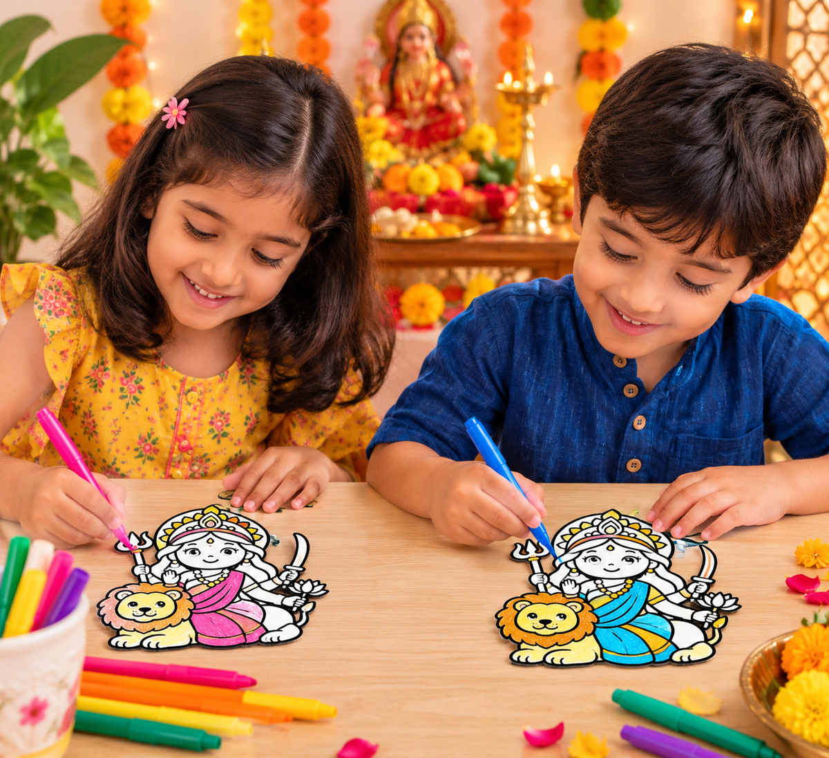 Skandamata MagicMates - Paint & Display DIY Kit 🌸🙏