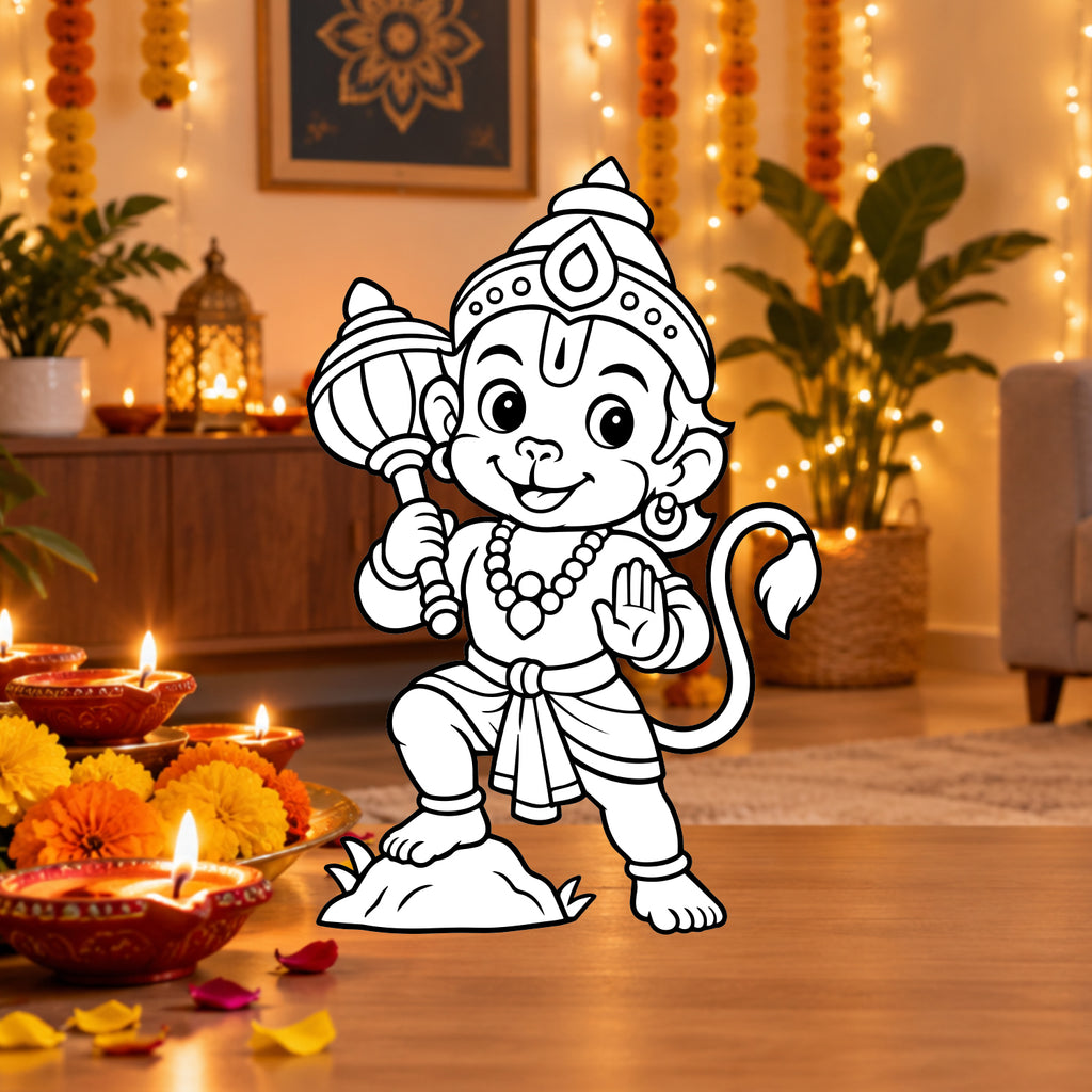 Hanumanji Colormate – Paint & Display DIY Kit