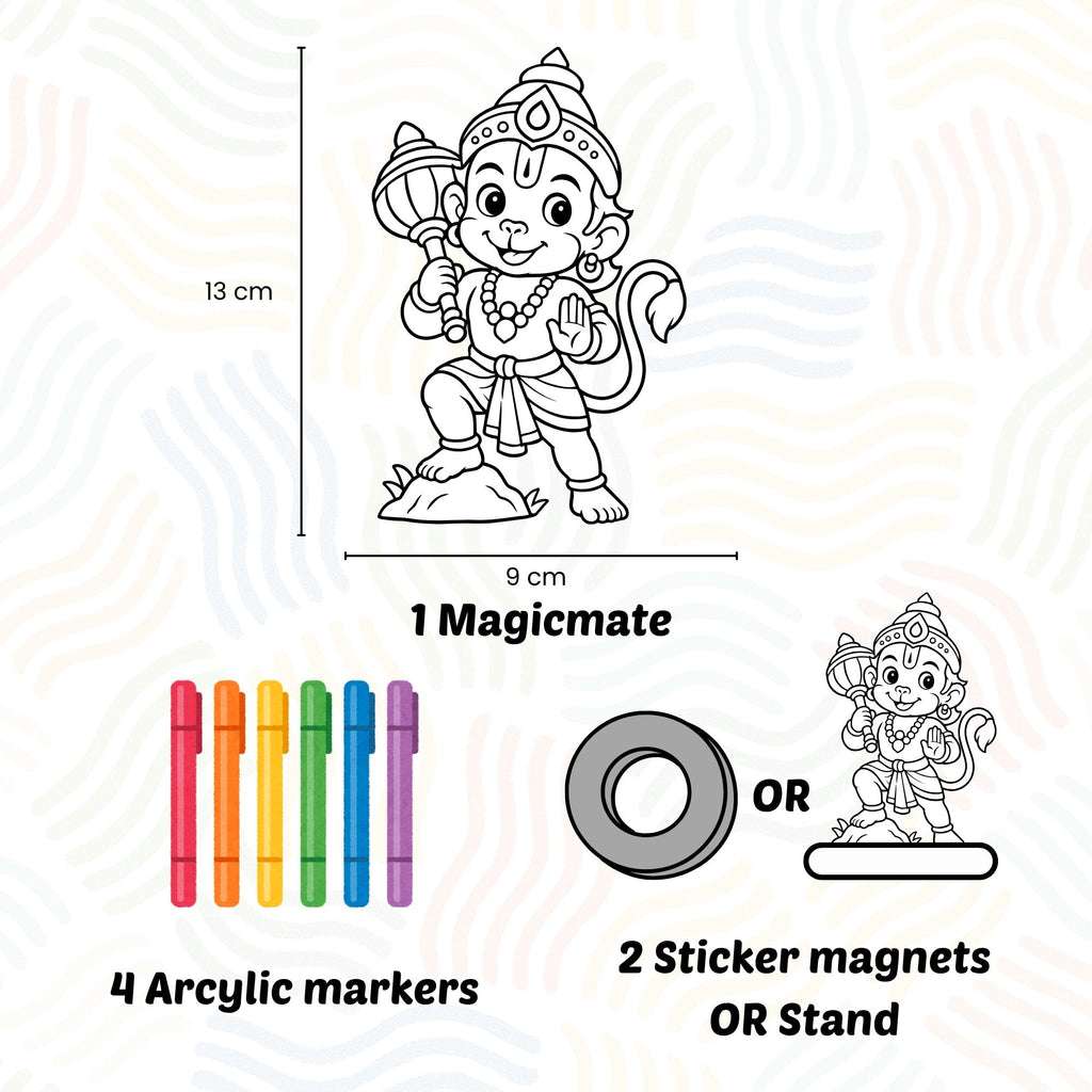 Hanumanji Colormate – Paint & Display DIY Kit