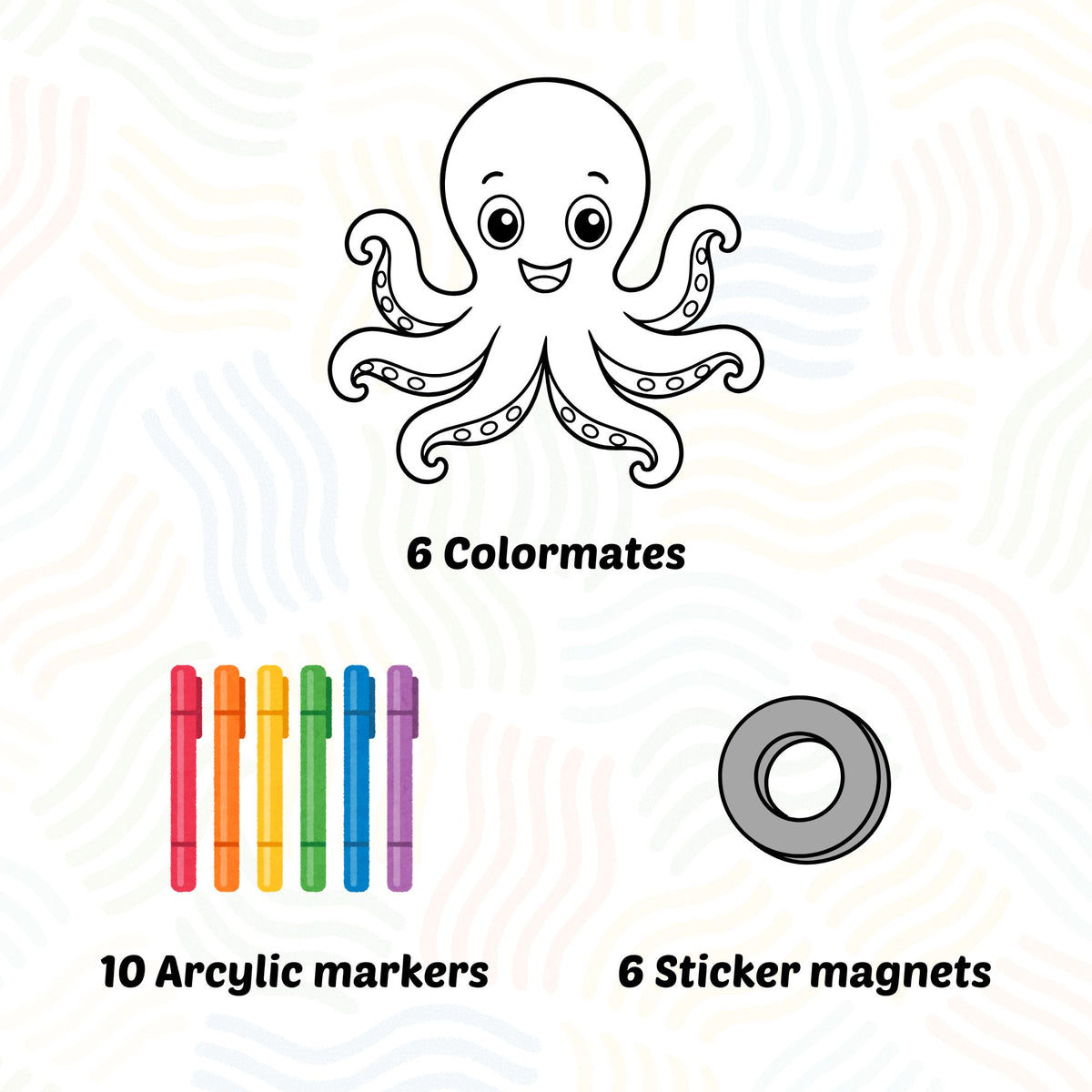 Paint Me Kit Ocean (Black Border)
