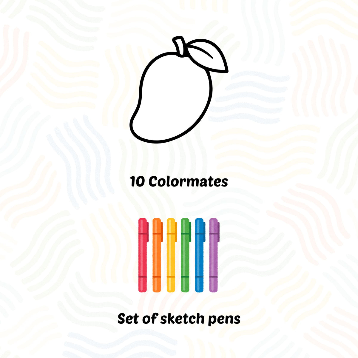 Paint Me Kit - Washable (Fruits Pack)