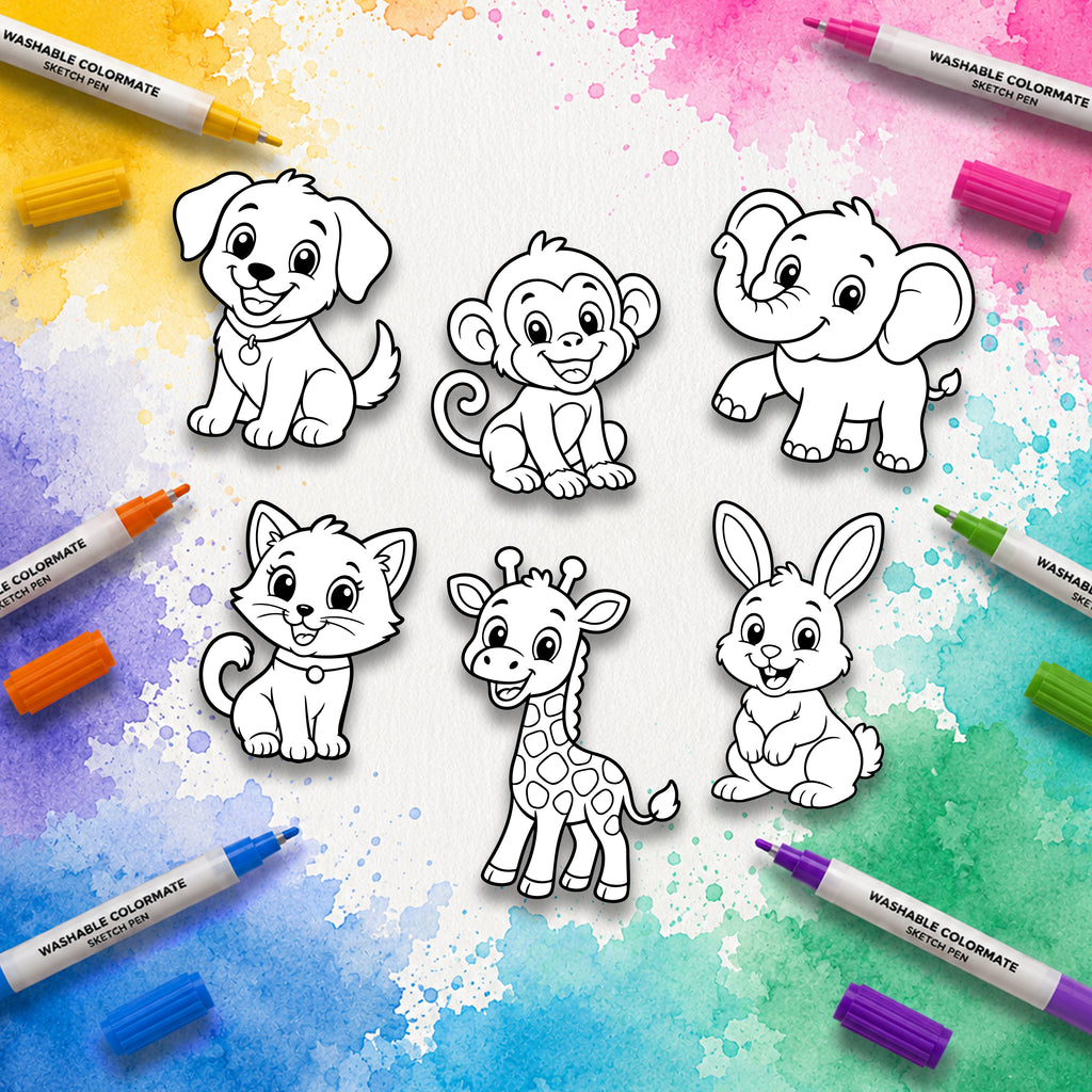 Paint Me Kit - Washable (Animals Pack)