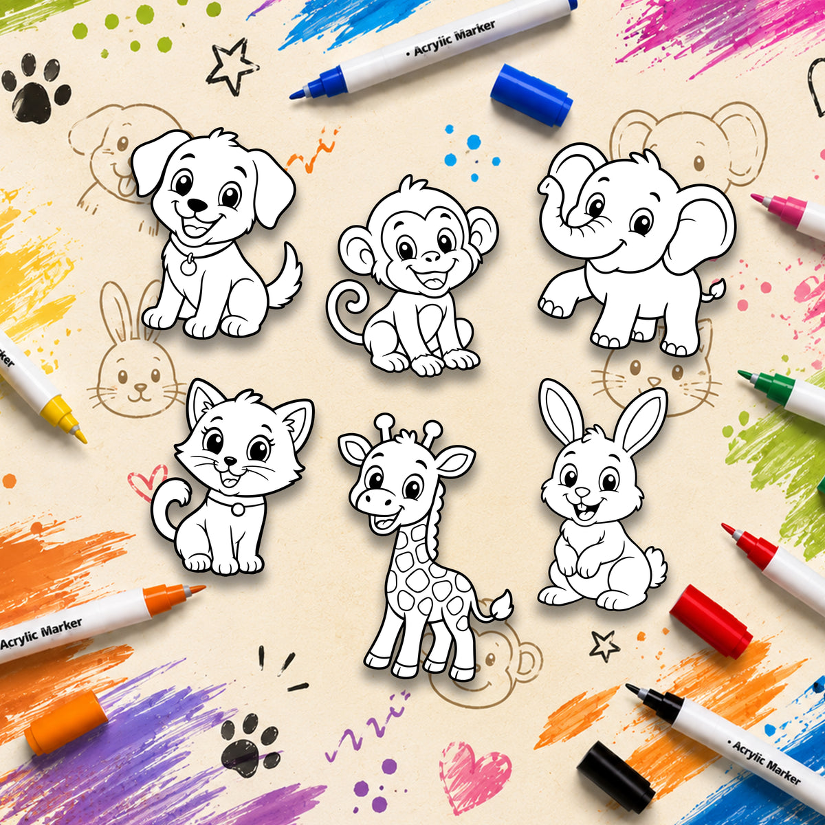 Paint Me Kit (Animals Pack)