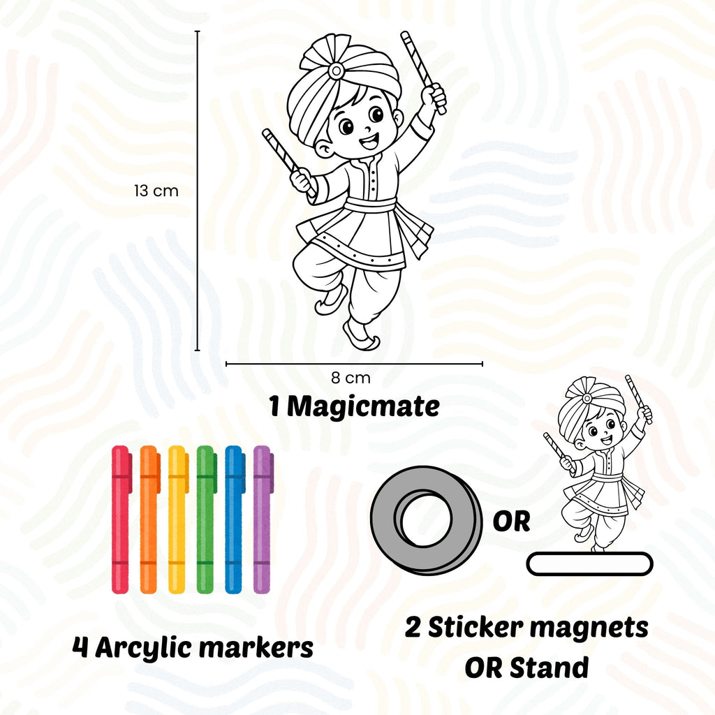 Navratri Magicmate (Boy) - Paint & Display DIY Kit
