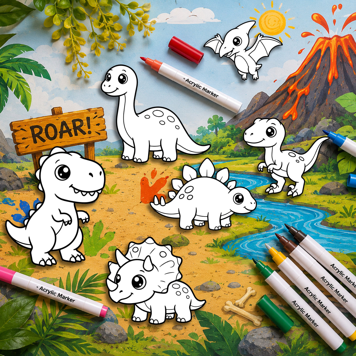 Paint Me Kit (Dinosaur Pack)