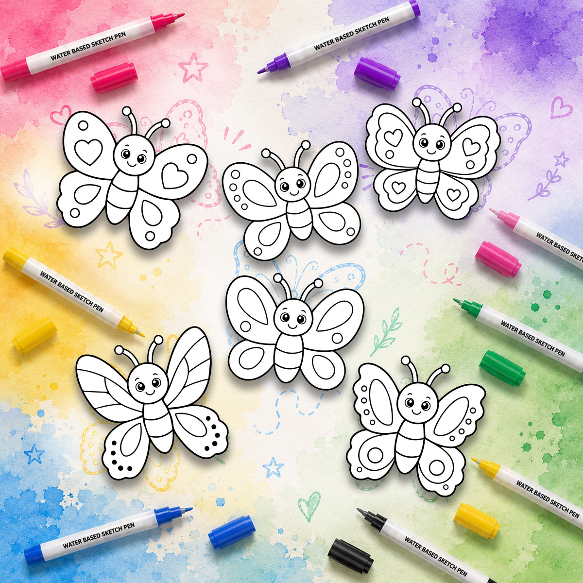 Paint Me Kit - Washable (Butterfly Pack)