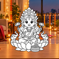 Dhanalakshmi Mata MagicMates - Paint & Display DIY Kit