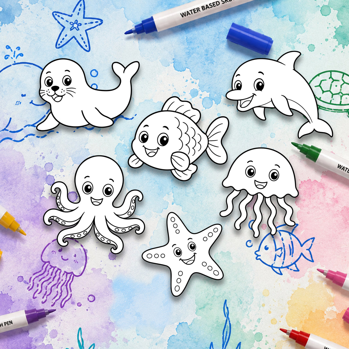 Paint Me Kit - Washable (Ocean Pack)