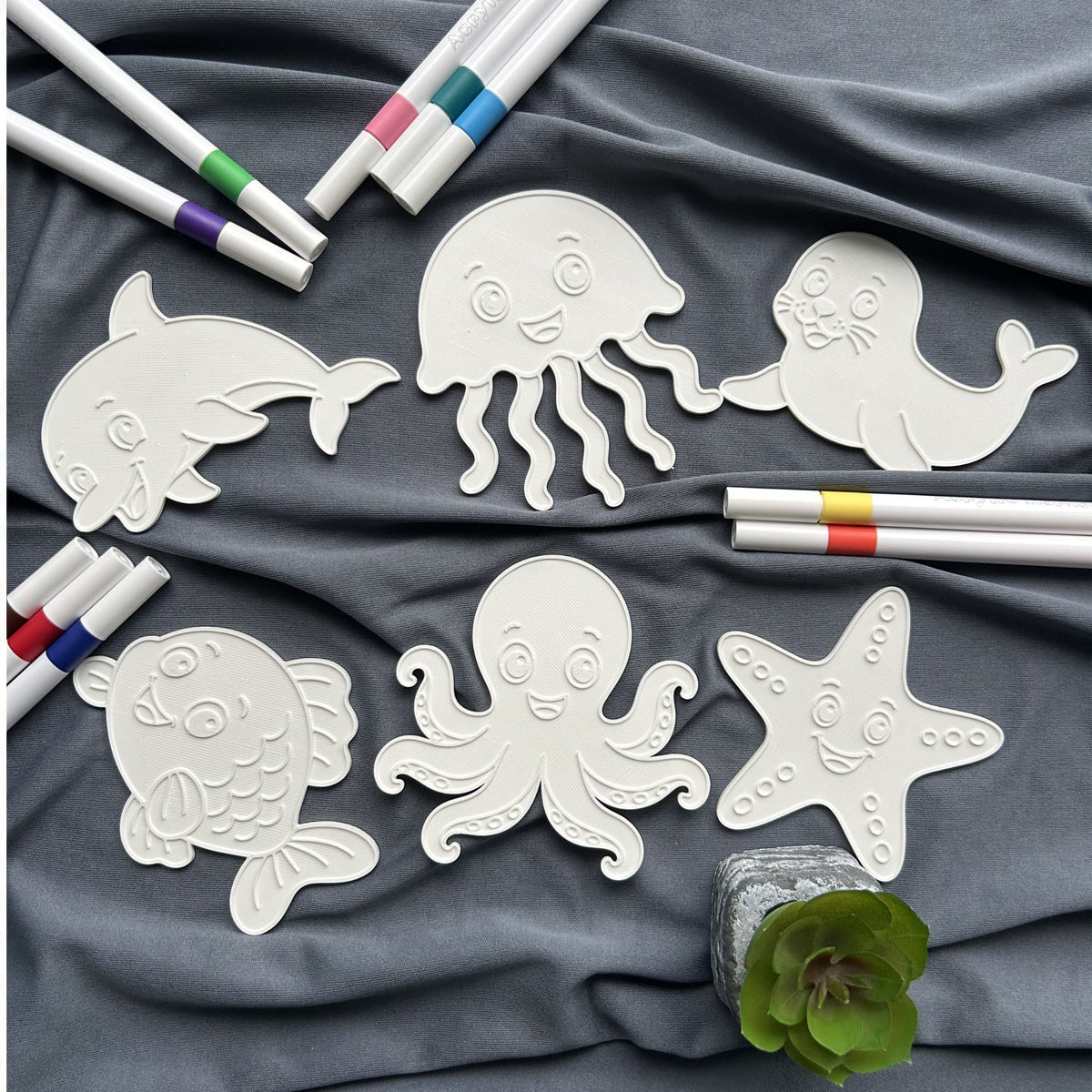 Paint Me Kit Ocean (White Border)