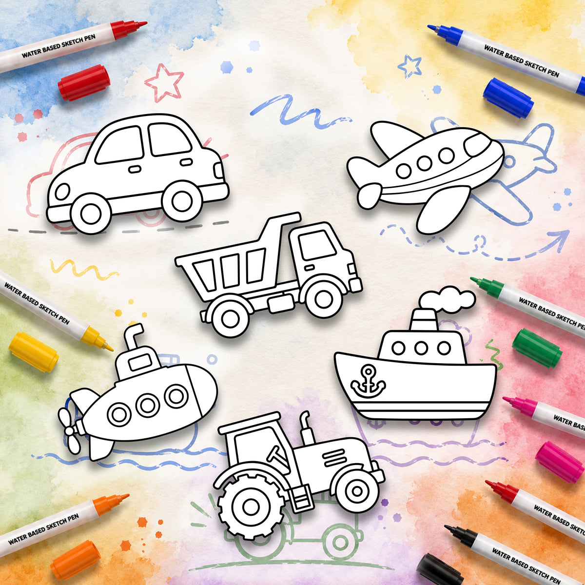 Paint Me Kit - Washable (Transport Pack)